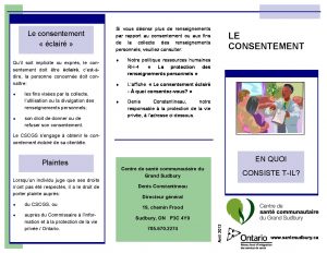 thumbnail of Le consentement (révisé 08-2015)