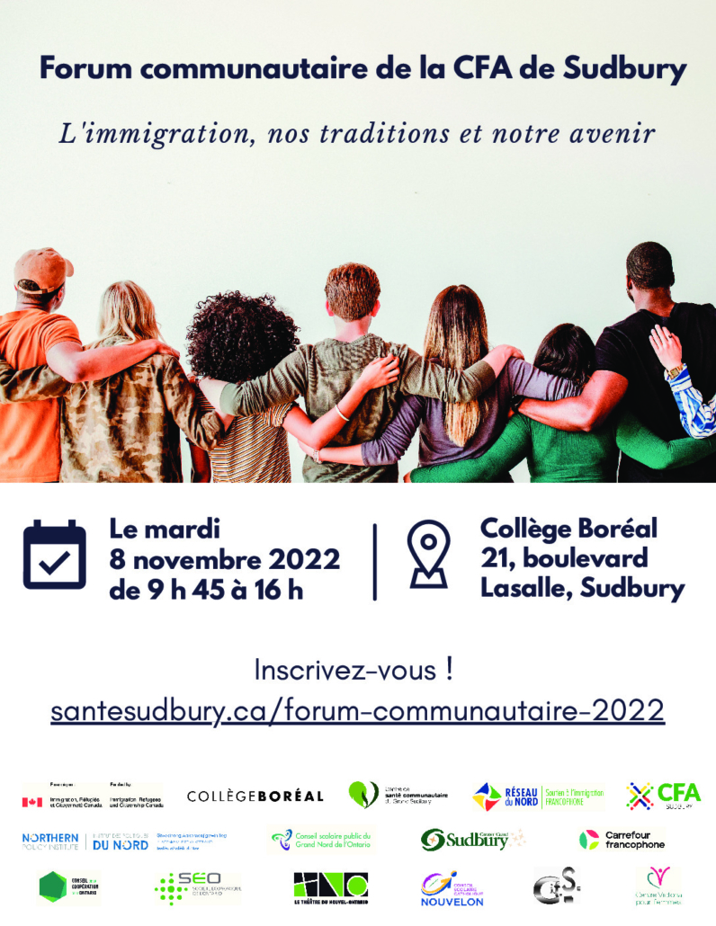 thumbnail of Forum communautaire 2022 – affiche 8.5X11 PDF